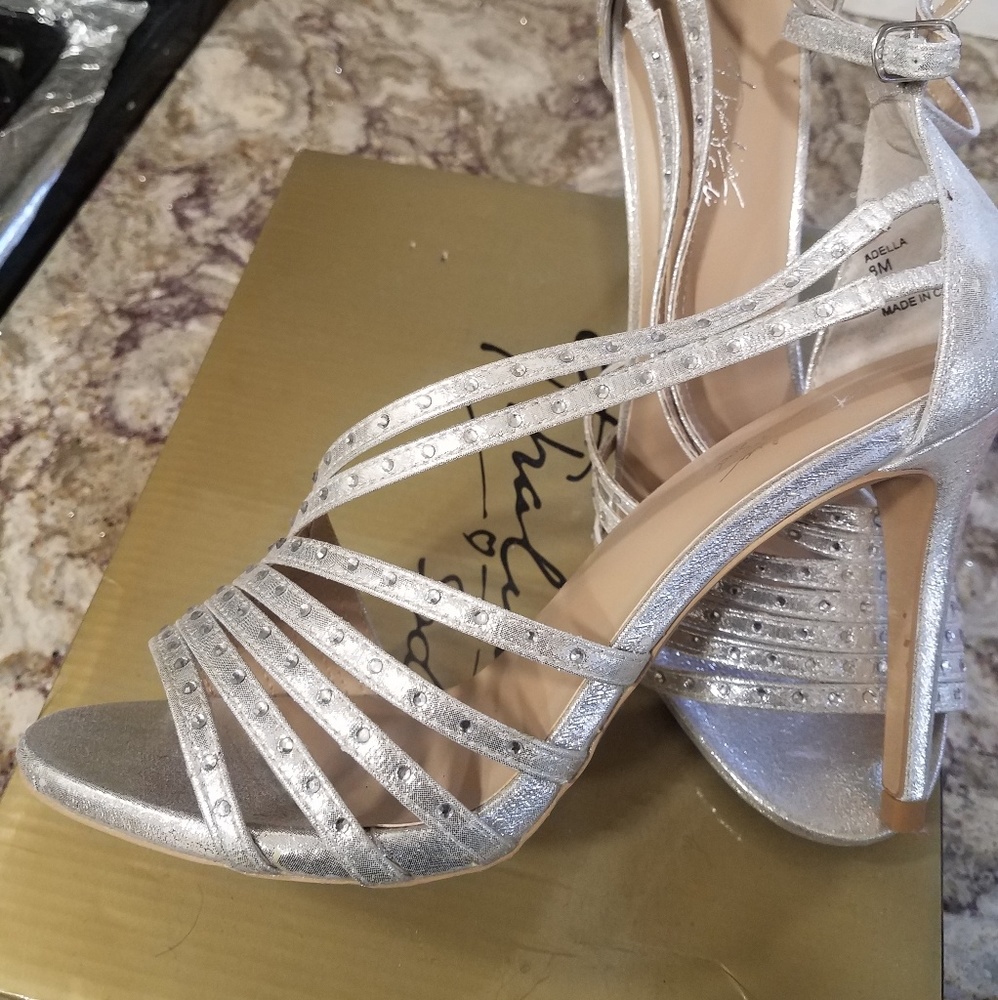 Silver shoes